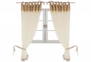 Штора Прованс батист Rosseters 170x145 см с кантом и мережкой (006524)