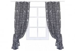 Штора Прованс Grey Breakfast 170x136 см (011135)