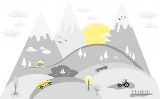 Фотообои 2 Горы, арт. 24226