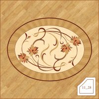 Паркетная розетка, арт. 1128