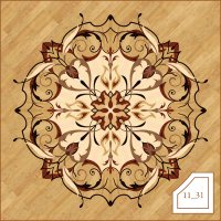 Паркетная розетка, арт. 1131