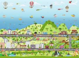 Фотообои 2 Детские, арт. 24082