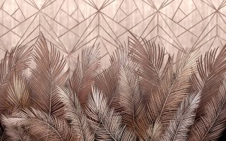 Фотообои 2 Дизайнерские листья, арт. 23957