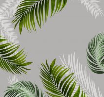 Фотообои 2 Дизайнерские листья, арт. 24288