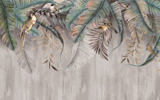 Фотообои 2 Дизайнерские листья, арт. 29287