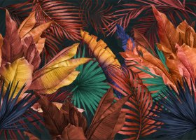 Фотообои 2 Дизайнерские листья, арт. 30989