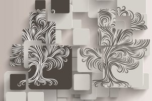 Фотообои 2 3D, арт. 19909