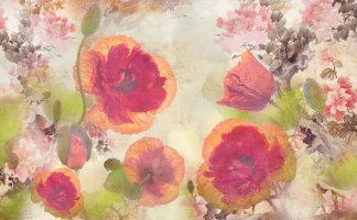 Фотообои 2 Дизайнерские цветы, арт. 17282