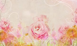 Фотообои 2 Дизайнерские цветы, арт. 17284