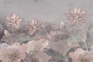 Фотообои 2 Дизайнерские цветы, арт. 24316