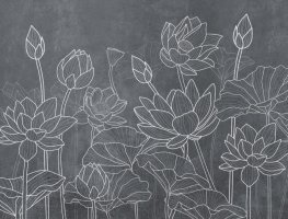 Фотообои 2 Дизайнерские цветы, арт. 28774