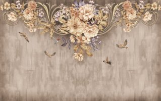 Фотообои 2 Дизайнерские цветы, арт. 29309