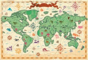 Фотообои 2 Карты, арт. 4559