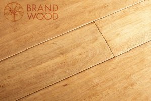Паркетная доска Brand Wood, Гевея Champagn состар. 1-но пол.