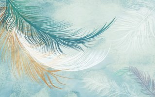 Фотообои 2 Перья, арт. 25447