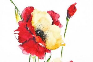 Фрески «Фрески ua», модульное панно Цветы арт. F-17023