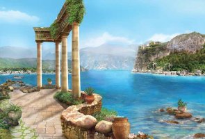 Фрески «Фрески ua», модульное панно Города арт. F-3116