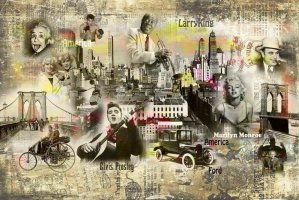 Фрески «Фрески ua», модульное панно Ретро арт. F-43-20