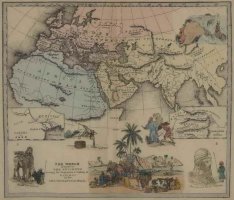 Фрески «Фрески ua», модульное панно Карты арт. F-5006