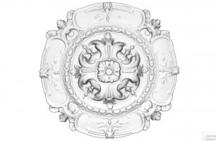 Потолочная розетка Gaudi Decor арт. R 303