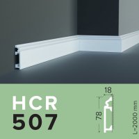Плинтус гибкий Grand Decor, арт. HCR 507 Flex