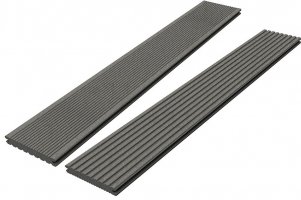 Террасная доска Megawood Classic профиль Базальтово-серый