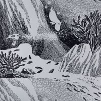 Обои Sandudd, колл. Moomin арт. 4912-1