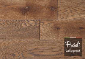 Массивная доска Pacioli, Дуб рустик Fume 119