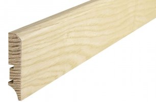 Плинтус шпонированный Barlinek Ясень P50 60x16