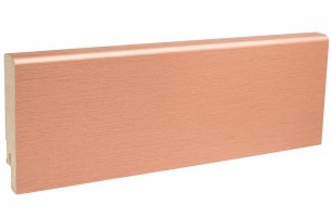 Плинтус мдф алюминий Luciano колл. M1 82x16, арт. 500AMC82RAKM1