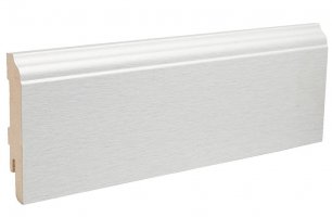 Плинтус мдф алюминий Luciano колл. P4 82x15, арт. 500AMC82SSKP4