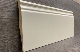 Плинтус мдф белый Luciano P5 118x16 RAL 1013