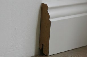 Плинтус мдф белый Pedross 6339 80x18