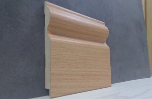 Плинтус мдф Super Profil СП16110, Бук Бавария светло-коричневый 110x16