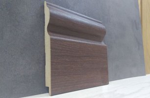 Плинтус мдф Super Profil СП16110, Орёх темный коричневый 110x16