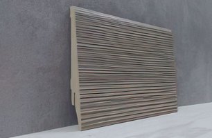 Плинтус мдф Super Profil СП1682, Лист серо-коричневый 82x21