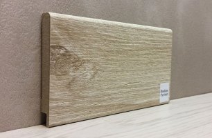 Плинтус мдф Super Profil СП1280, Монблан рустикал бежевый 79x12