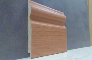Плинтус мдф Super Profil СП16110, Вишня светло-коричневый 110x16