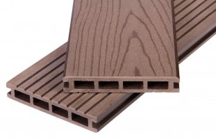 Террасная доска Polymer Wood, колл. Premium профиль Венге
