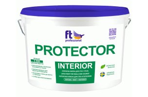 Краска влагостойкая Ft professional PROTECTOR INTERIOR (3 л)