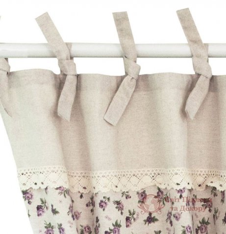 Штора Прованс Lilac Rose 250x140 см с мережкой (007767) фото №3 Штора Прованс Lilac Rose 250x140 см с мережкой (007767) фото №3