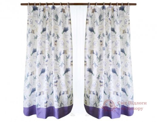 Штора Прованс Лаванда 170x140 см (006128) фото №2