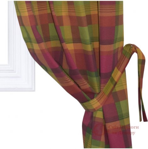 Штора Прованс Клетка 170x136 см (011108) фото №2