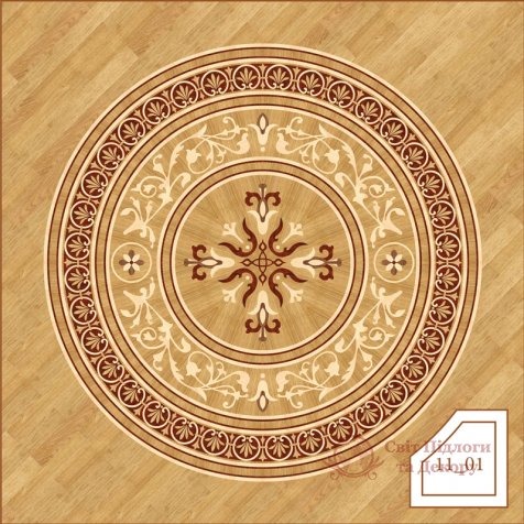 Паркетная розетка, арт. 1101 фото №1