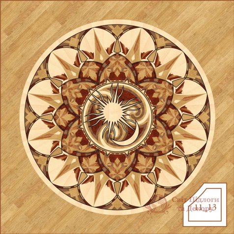 Паркетная розетка, арт. 1113 фото №1