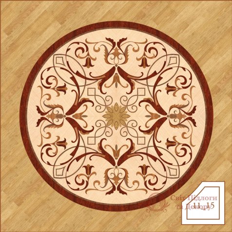 Паркетная розетка, арт. 1115 фото №1