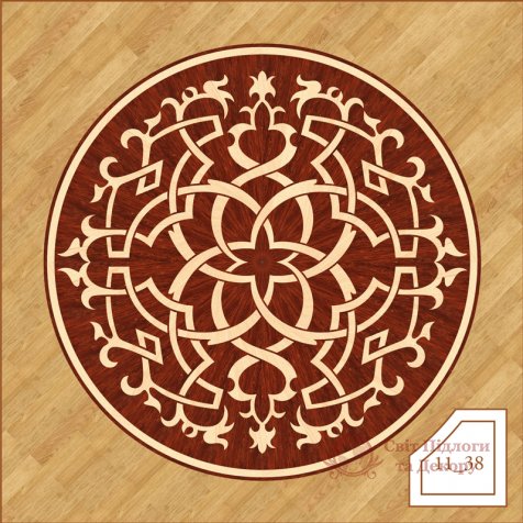 Паркетная розетка, арт. 1138 фото №1