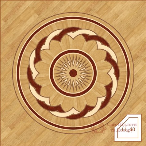 Паркетная розетка, арт. 1140 фото №1