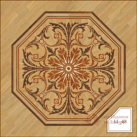 Паркетная розетка, арт. 1148 фото №1