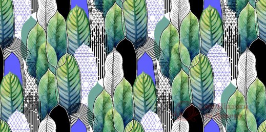 Фотошпалери 2 Дизайнерське листя, арт. 22433 фото №1